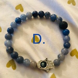 D. Blue Aventurine 3rd Eye Chakra Balancing Beads